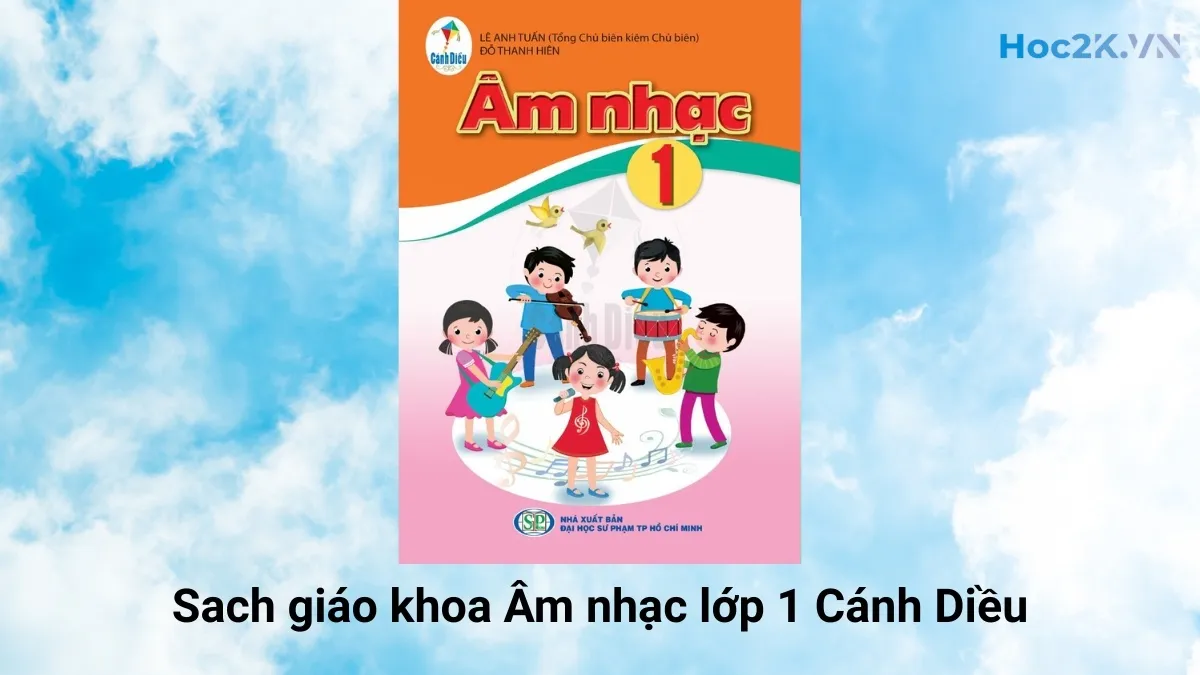 Sách giáo khoa Âm nhạc lớp 1 Cánh Diều