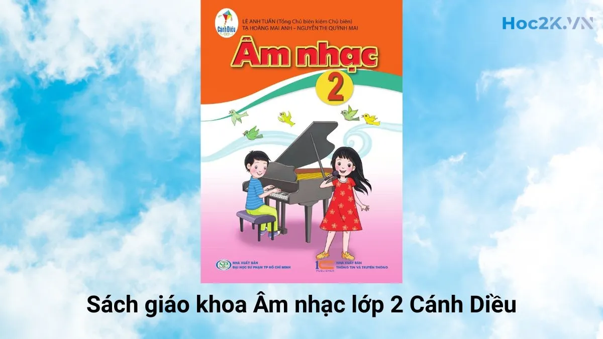 Sách giáo khoa Âm nhạc lớp 2 Cánh Diều