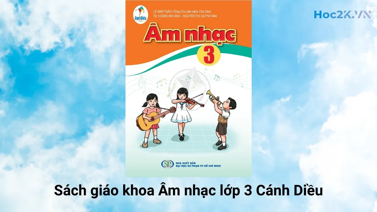 Sách giáo khoa Âm nhạc lớp 3 Cánh Diều