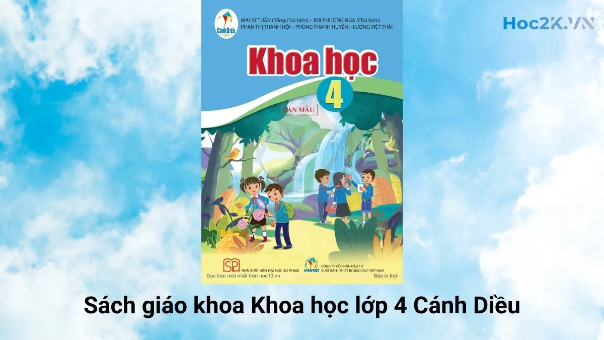 Sách giáo khoa Khoa học lớp 4 Cánh Diều