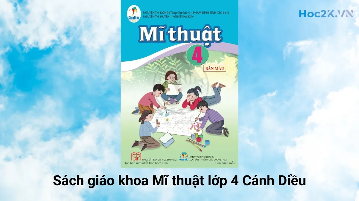 Sách giáo khoa Mĩ thuật lớp 4 Cánh Diều