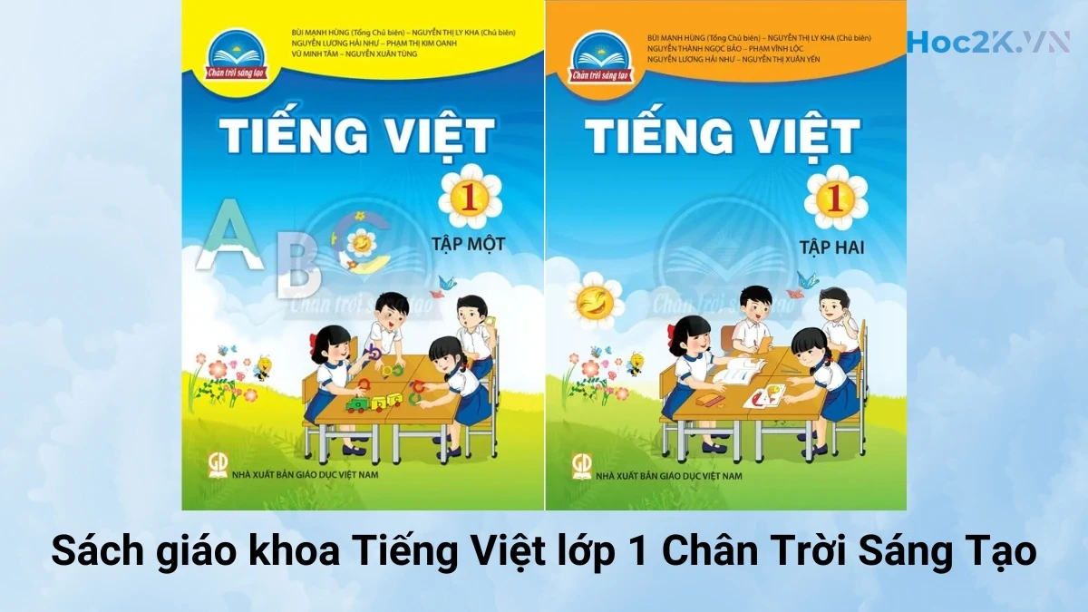 Sách giáo khoa Tiếng Việt lớp 1 Chân Trời Sáng Tạo