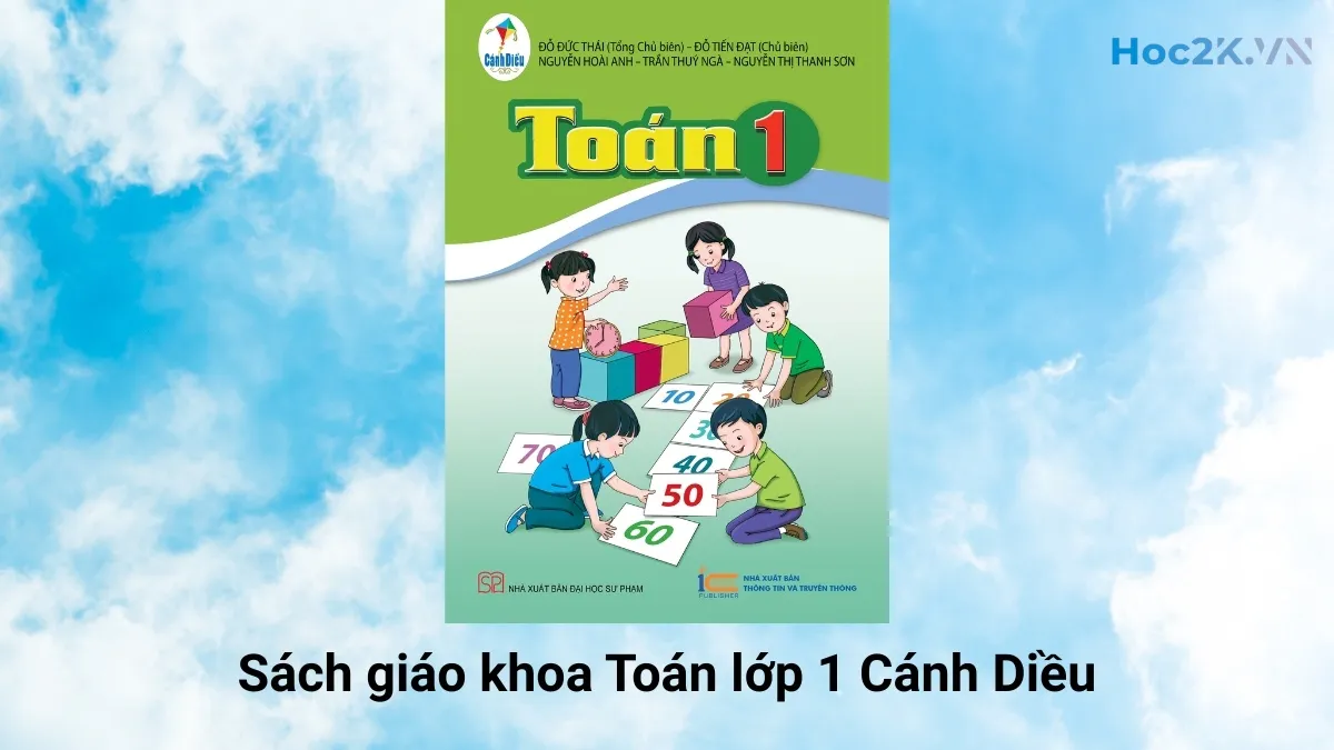 Sách giáo khoa Toán lớp 1 Cánh Diều
