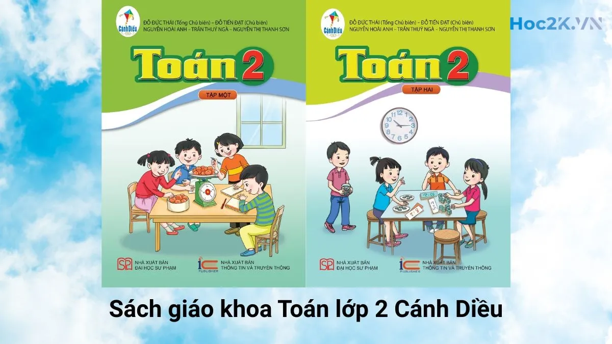 Sách giáo khoa Toán lớp 2 Cánh Diều