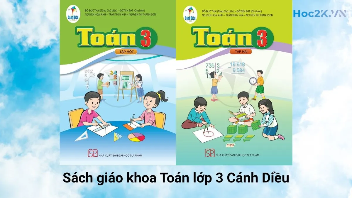 Sách giáo khoa Toán lớp 3 Cánh Diều