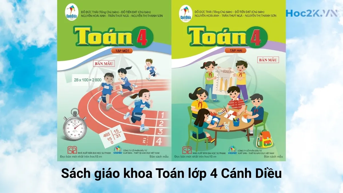 Sách giáo khoa Toán lớp 4 Cánh Diều