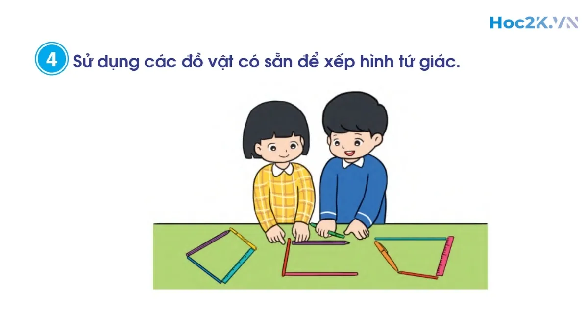 Thực hành lắp ghép, xếp hình phẳng - Hình 10
