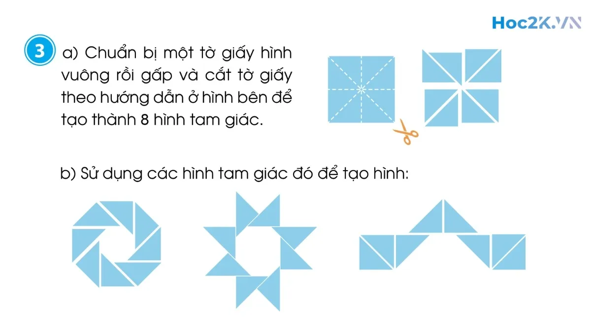 Thực hành lắp ghép, xếp hình phẳng - Hình 8