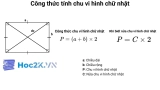 Cách tính chu vi hình chữ nhật: Công thức, ví dụ và bài tập