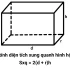 Công thức tính diện tích toàn phần hình hộp chữ nhật và các dạng bài tập ví dụ