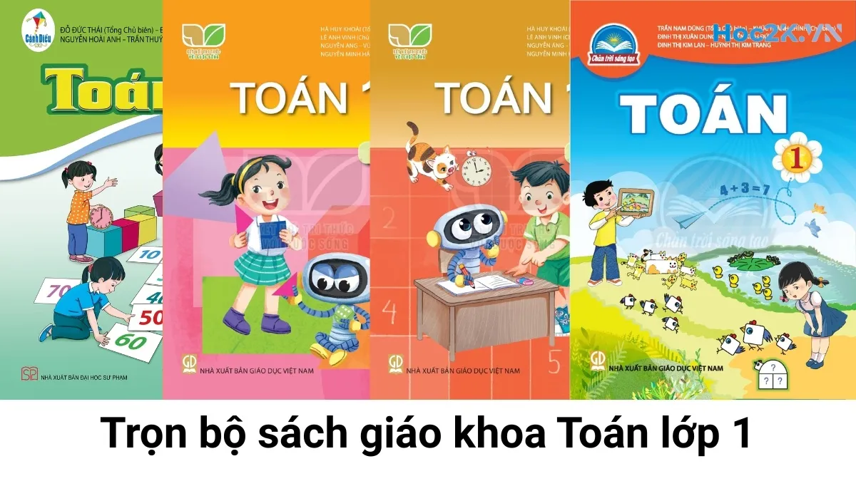 Trọn bộ sách giáo khoa Toán lớp 1